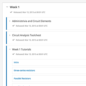 Studio 幫助您保持課程井井有條